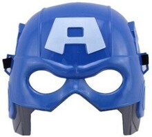 Actionhelt - Captain America maske til børn