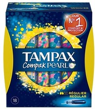 Tampax Compak Pearl Regular Tamponer - 18 stk.