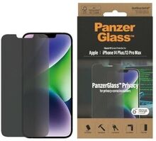 PanzerGlass Classic Fit iPhone 14 Max / 13 Pro Max 6,7 Privat skærmbeskyttelse Antibakteriel P2769