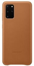 Taske til Samsung EF-VG985LA S20 + G985 brun/brun lædercover