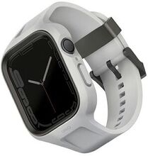 UNIQ rem Monos 2in1 Apple Watch Strap + Case Series 4/5/6/7/8 / SE 44 / 45mm. grå / kridtgrå
