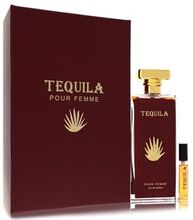 Tequila Pour Femme Red by Tequila Perfumes - Eau De Parfum Spray + Free .17 oz Mini EDP Spray 100 ml