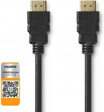 Premium High Speed ??HDMI kabel med Ethernet | HDMI Stik | HDMI Stik | 4K@60Hz | 18 Gbps | 5.00