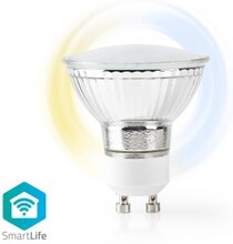 SmartLife LED-Spot | Wi-Fi | GU10 | 400 lm | 5 W | Cool Hvid / Varm Hvid | 2700 - 6500 K | Energikla