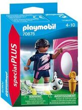 Playmobil specials fodboldspiller med målvæg - 70875