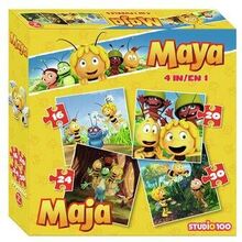 Maya the bee puslespil, 4i1