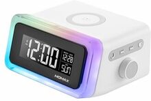 MOMAX Q.CLOCK2 Bluetooth Alarm Clock Speaker LED Display with Wireless Charging