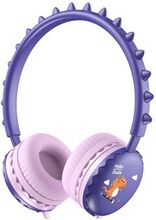 Y18 Best Gifts Cute Dinosaur Pattern Wired Headset Lightweight Portable Headphones with Microphone S