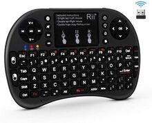 RII i8+ 2.4G+Bluetooth Dual Mode Mini Wireless Keyboard Touch Pad Mus Combo til Android TV Box PC La