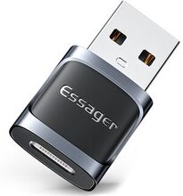 ESSAGER Type-C Female to USB Male 5Gbps USB3.0 Data Transfer Charging Connector OTG Adapter
