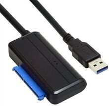 U3-027-RI 0,3 m USB 3.0 til vinklet SATA 22 ben adapterkabel til 2,5 3,5 harddisk SSD til stationæ