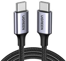 UGREEN 70428 USB C til USB C Nylonflettet kabel 4.0 USB-C PD 100W Strømforsyning Hurtig opladning Sy