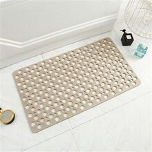 Anti-Slip Anti-Bacterial Bath Mat Bathroom Kitchen TPE Ground Bathtub Mat, Size: 21 x 21