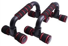 AMYUP 1 Pair H-shape Push-Up Support Stand Pectoralis Arm Muscle Push-Up Handles Trainer