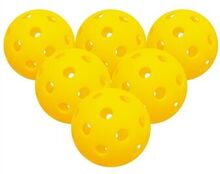 40 Holes Outdoor Sports Solid Pickleball Balls for Outdoor Courts