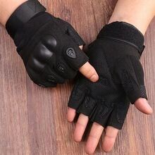 One Pair Cycling Gloves Mountain Bike Gloves with Hard Shell Outdoor Half Finger Workout Gloves Cycl