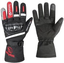 RIDING TRIBE MTV-12 1 Pair Fiberglass Hard Shell Motorcycle Gloves Touch Screen Motorbike Racing Pro
