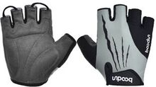 BOODUN 2111407 Half Finger Lycra Splicing Cycling Gloves Shock-Absorbing Road Bike Gloves Outdoor/Sp