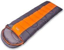 DESERT&FOX Sleeping Bag 2 Seasons (Spring/Fall) 1.4KG Envelope Style Warm Hood Carry Bag Portable St