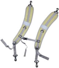 LUCKSTONE 1 Pair Adjustable Backpack Straps Replacement Shoulder Strap with D-ring