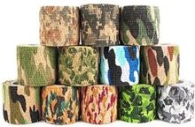 2stk / sæt camouflage mønster tape selvklæbende gips selvklæbende tape - tilfældig farve
