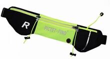 PICTET.FINO RH42 Zippered Sports Waist Belt Bag for Running Jogging Traveling
