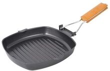Nonstick Coating Frying Pan Camping Cookware Iron Steak Pot for Outdoor Kitchen Equipment Gear (No F
