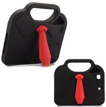 3D skjorte slips EVA stødsikker håndtaske med kickstand til iPad mini 4/3/2/1