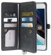 Stand 021-serien aftagelig tegnebog magnetisk absorption PU læder telefonholder cover til iPhone 6 /