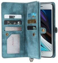 Stand 021-serien aftagelig tegnebog magnetisk absorption PU læder telefonholder cover til iPhone 6 /