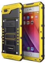 For iPhone 7 Plus /8 Plus Shockproof Waterproof Dust-proof Plastic+Metal+Tempered Glass Phone Full-