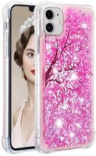 Pattern Printing Design Quicksand Moving Glitter Case Scratch-resistant Shockproof TPU Cover for iPh