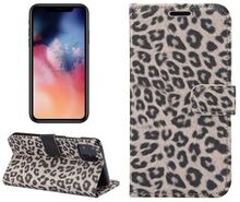 Leopard Texture Stand Leather Phone Wallet Case for iPhone 11 Pro Max