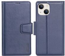 HANMAN Mill Series til iPhone 13 mini PU-læder, foldbart Stand , faldsikkert pung Folio Flip Cover