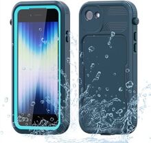 SHELLBOX A Series IP68 Waterproof Hybrid Phone Back Case for iPhone 7 /8 /SE (2020)/(2022), IP6X Dus