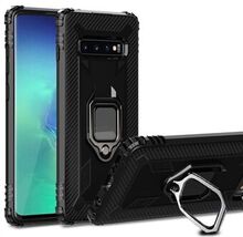 For Samsung Galaxy S10 Plus Ring Kickstand Tabes ikke let TPU Telefon Casing