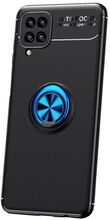 TPU Phone Case for Samsung Galaxy A12, Rotating Ring Holder Kickstand Magnetic Back Cover