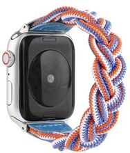 Elastisk vævet design urrem udskiftning urrem til Apple Watch Series 1 42mm / 2 42mm / 3 42mm / 4 44