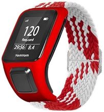 For TomTom Runner 2/Runner 3/Spark/Adventurer Elastic Woven Smart Watch Band Adjustable Wrist Strap