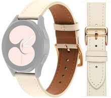 For Samsung Galaxy Watch4 40mm/44mm/Garmin Venu 2 Plus Watch Band 20mm Textured Genuine Leather Wris