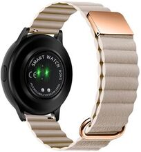 Til Samsung Galaxy Watch 5 Pro 45 mm / Amazfit Bip3 Pro, Universal Urbånd Litchi Tekstur Magnetisk u