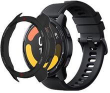 Til Xiaomi Watch Color 2 Dual Color Design Anti-Fall PC Watch Protective Case Cover