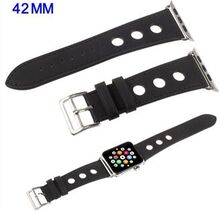 Metal Buckle PU Leather Watch Band for Apple Watch Series 5 4 44mm, Series 5 / 4 44mm / Series 3 2 1