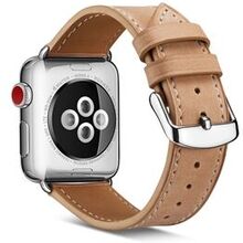 Top Layer Cowhide Leather Watch Band Strap for Apple Watch Series 5 4 40mm, Series 3 / 2 / 1 38mm