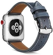 Top Layer Cowhide Leather Watch Band for Apple Watch Series 5 4 40mm, Series 3 / 2 / 1 38mm