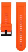 Soft Textured Silicone Watch Band Strap for Garmin Fenix 3 / 3 HR / 5X with Black Buckle