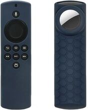 For Amazon Alexa Fire TV Stick Lite + AirTag 2-in-1 Washable Flexible Silicone Case