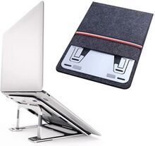 BONERUY BR035 P3 Aluminum Alloy Adjustable Laptop Stand Folding Notebook Bracket Lifting Cooling Hol