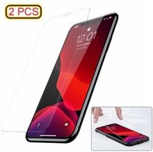 BASEUS 2Pcs/Set 0.15mm Secondary Hardening Full-glass Tempered Glass Film for iPhone 11 Pro Max (20