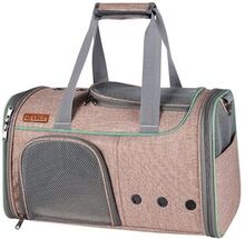 LDLC QS-056 Portable Pet Cross Body Bag Dog Cat Breathable Shoulders Bag Folding Travel Pet Carrier